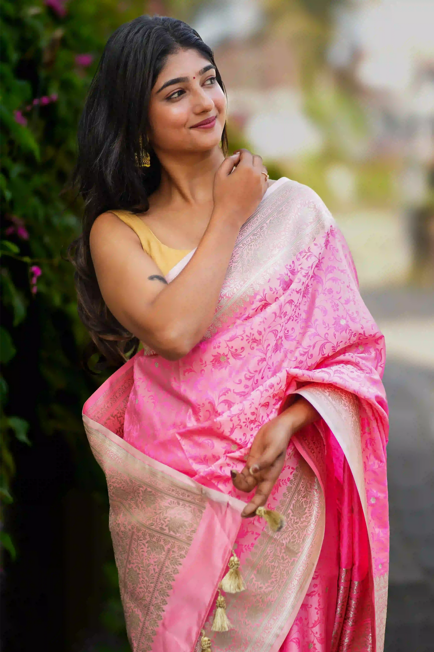 Rosé Vanya Banarasi Silk Saree
