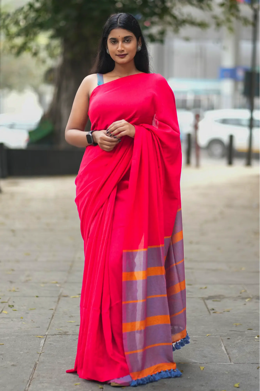 Sweet Ecstasy Acrylic Cotton Saree