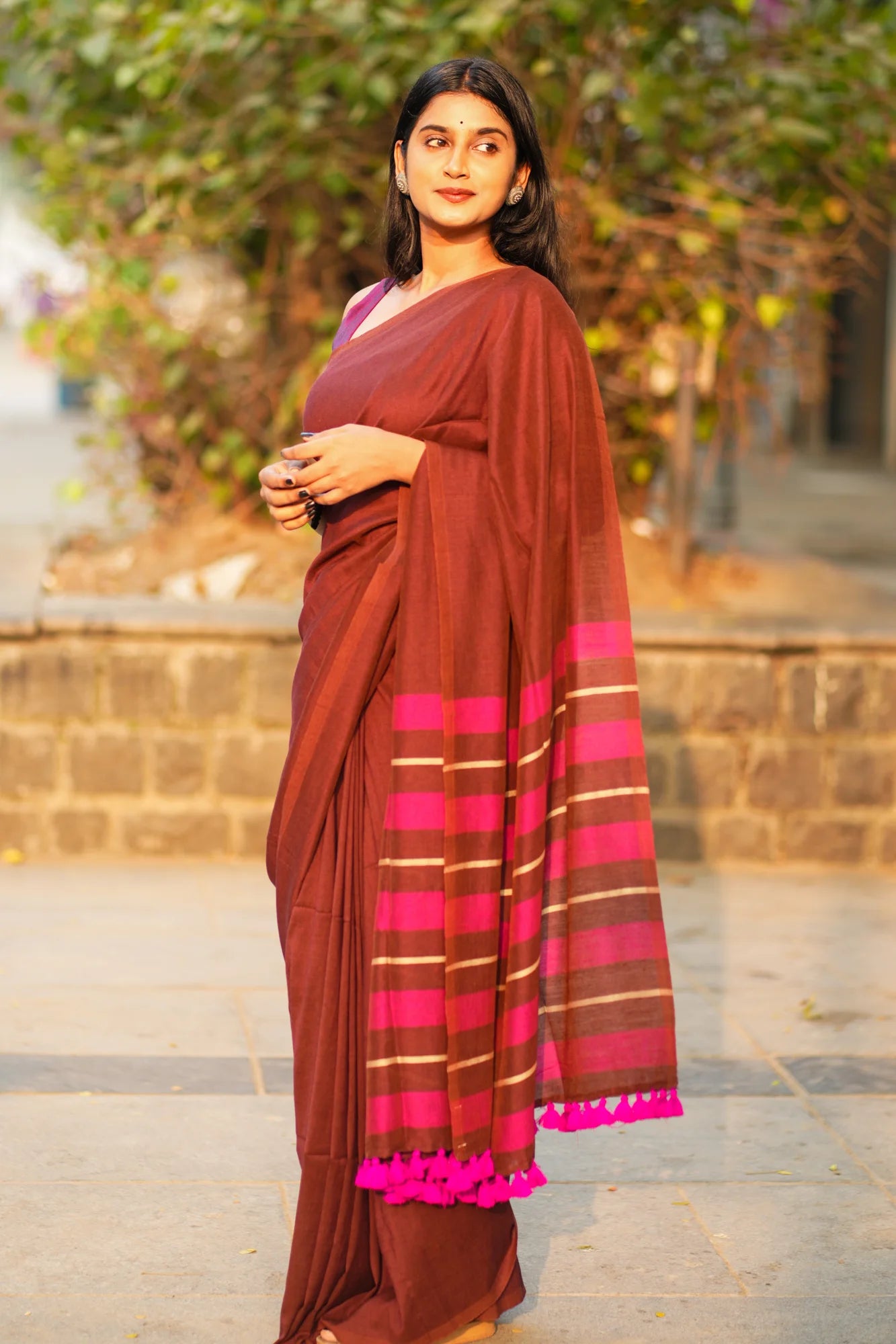 Love Sins Acrylic Cotton Saree