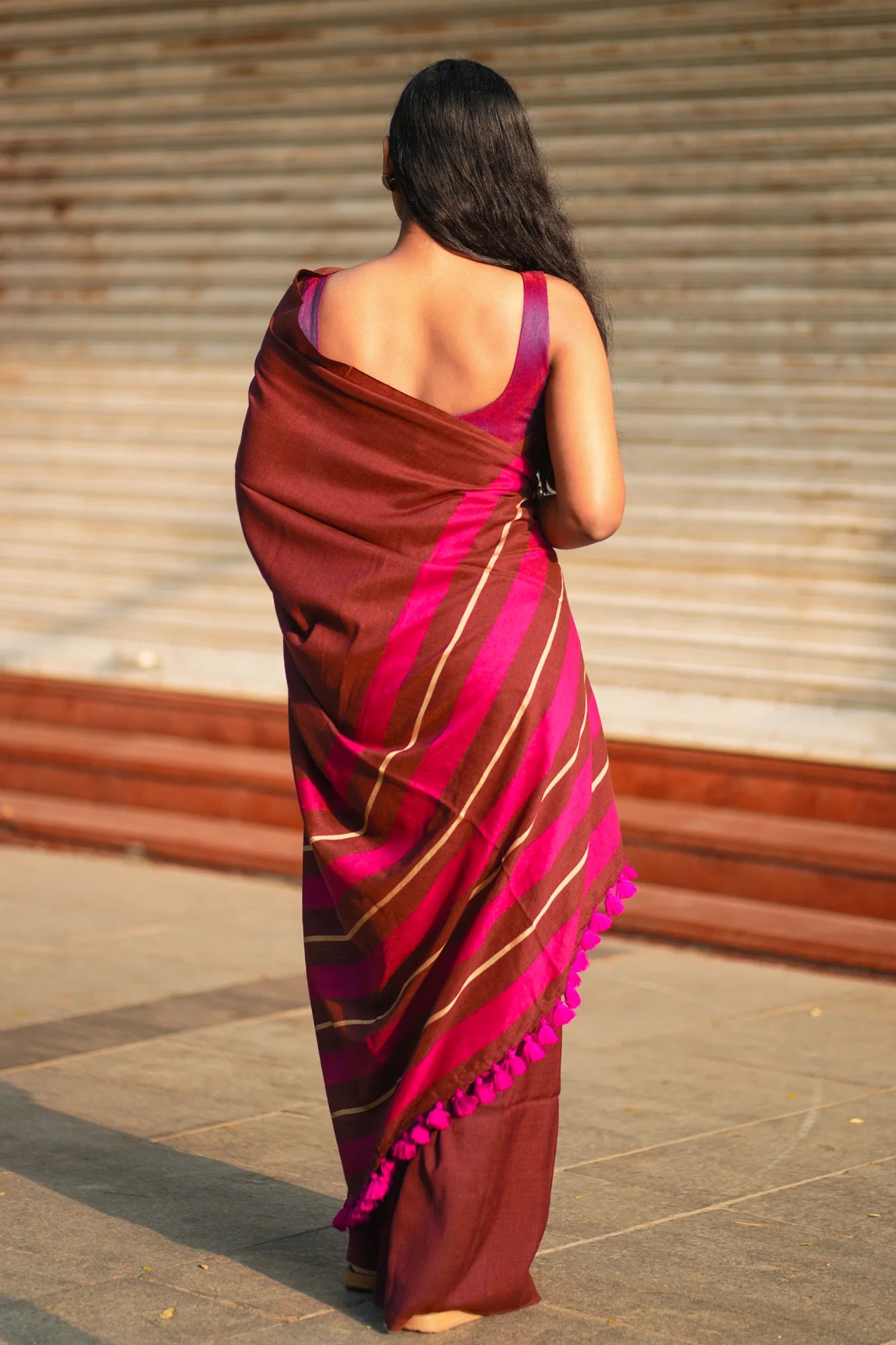 Love Sins Acrylic Cotton Saree