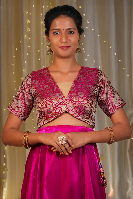 Dear Bride Tie up Back Knot Blouse