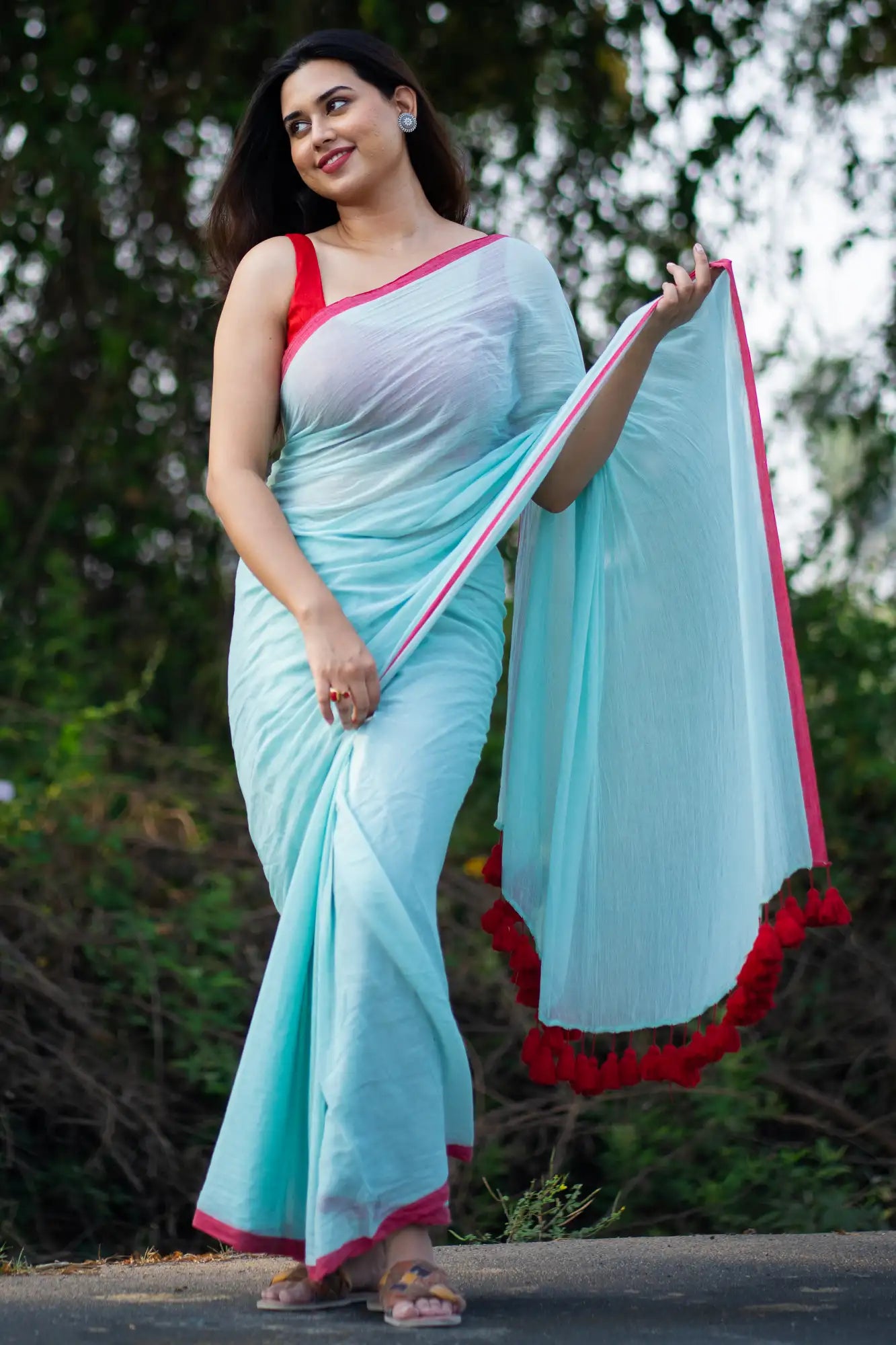 Mind in Spring Border Saree