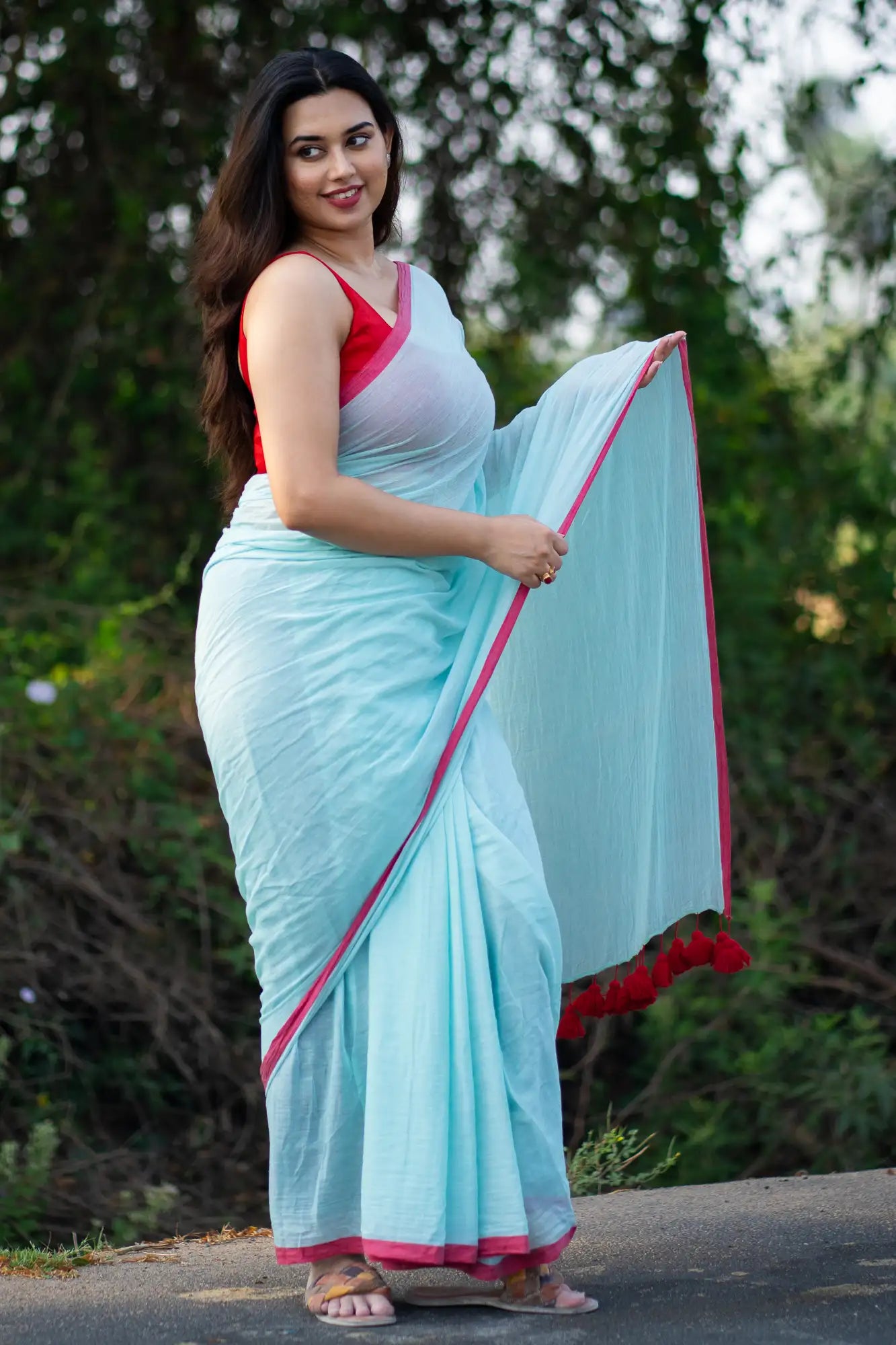 Mind in Spring Border Saree