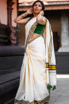 Tharangini Kerala Kasavu Saree