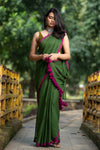 Moss Valley Border Saree