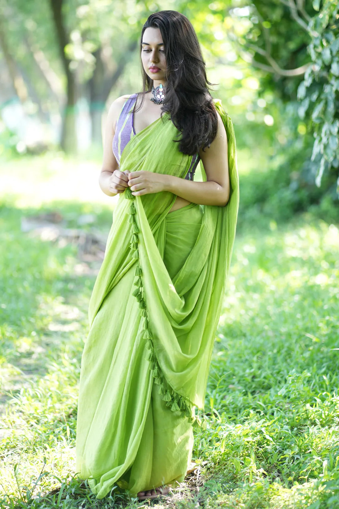 Green Georgette,Silk Party Wear Stylish Saree #artsilk #artsilksaree  #artsilksari #sareeonilne #onlinesari #dres… | Stylish sarees, Saree  designs, Party wear sarees